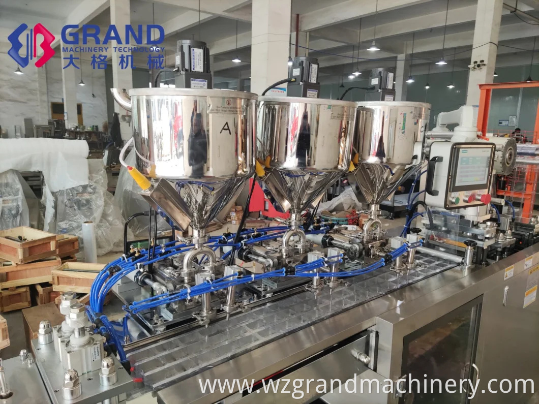 Dpp-180h Automatic Blister Packing Machine Sesame Paste Peanut Butter Honey Blister Packing Machine